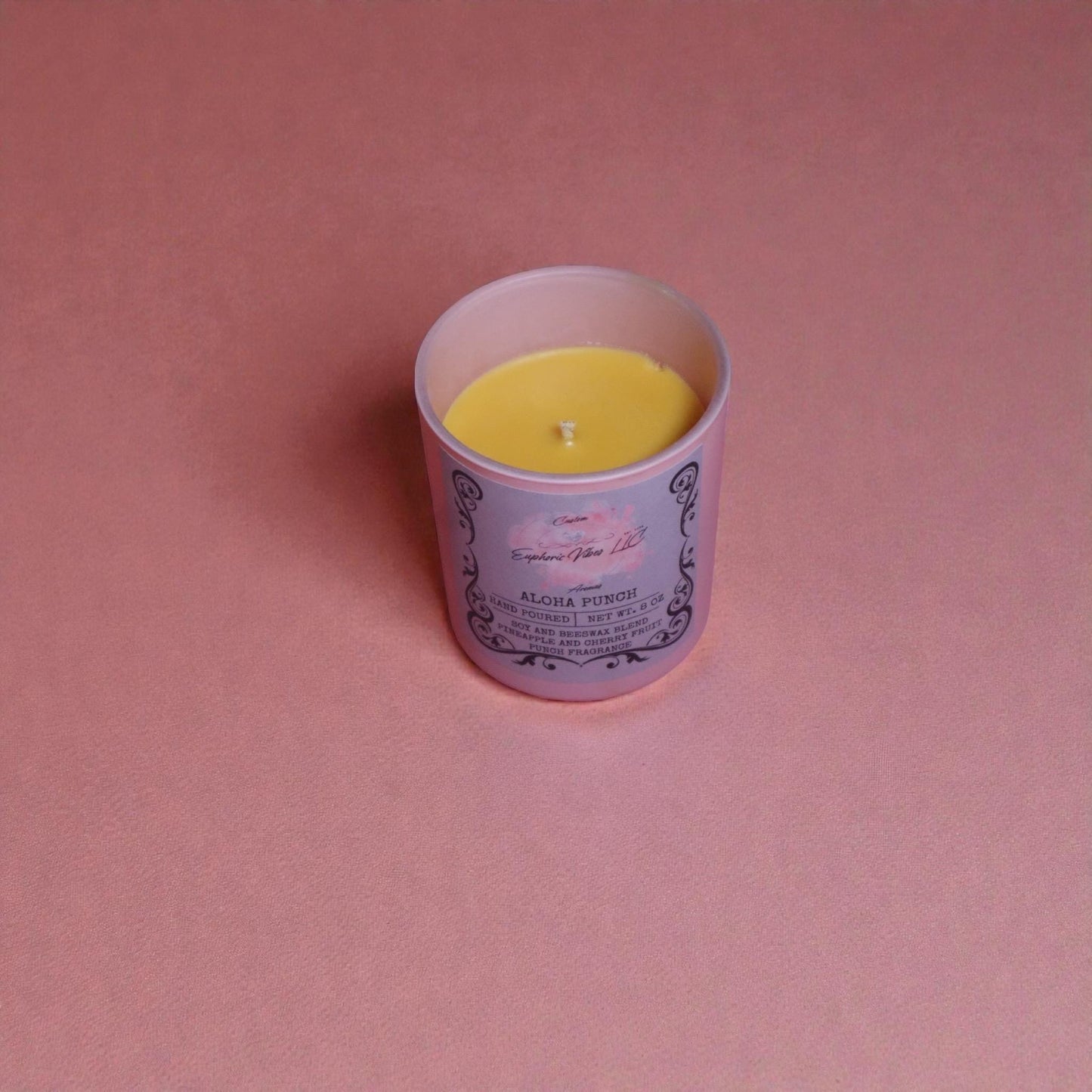 Aloha Punch Candle – Pineapple Cherry Fruit Punch Tropical Summer Scent